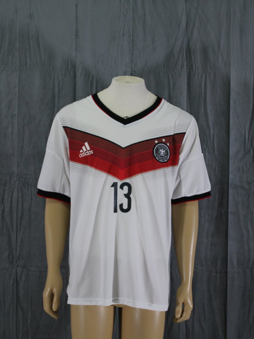 Team Germany Soccer Jersey (Retro) 2104 Home Thomas Mueller 13 - Men's Large - Picture 3 of 10